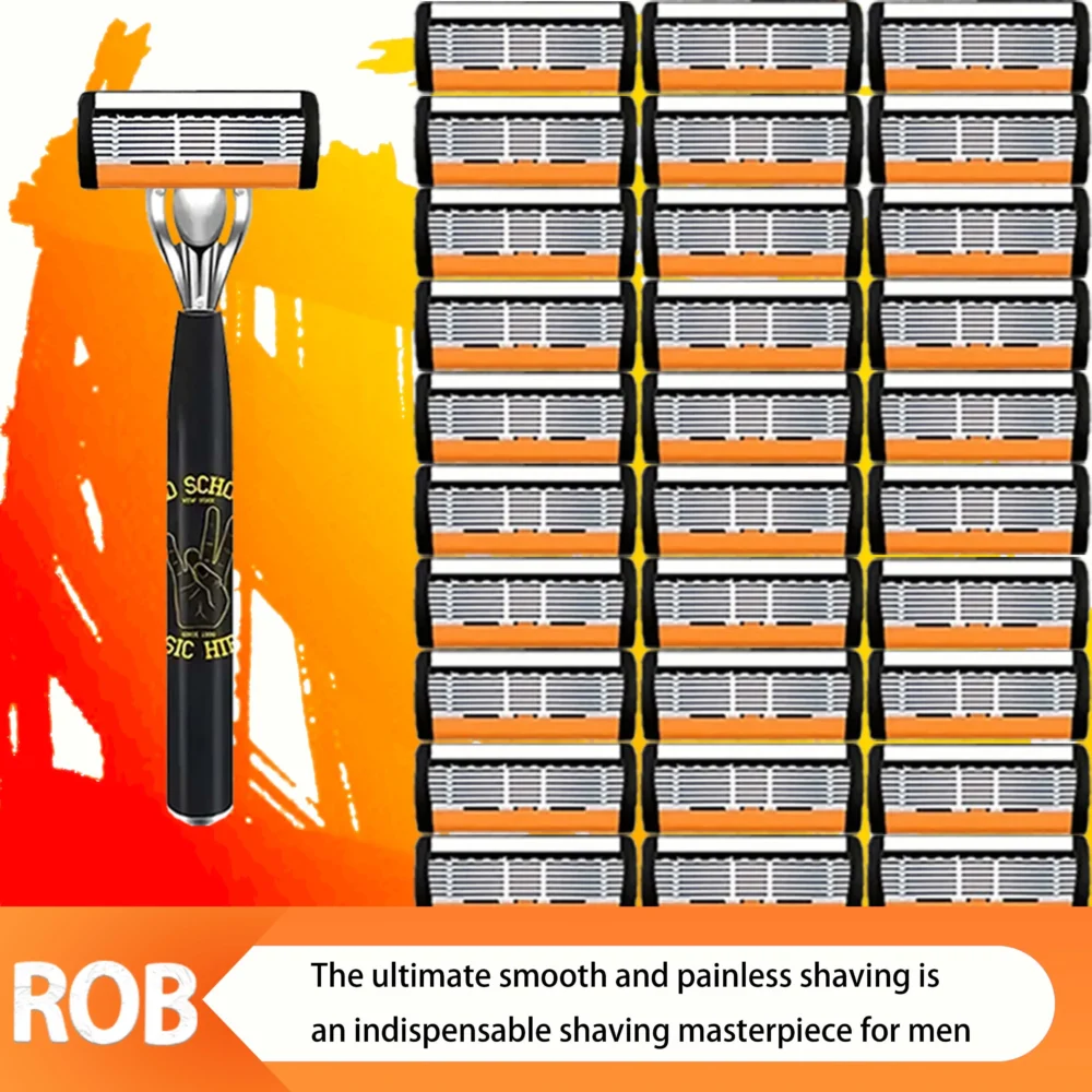 Men's special razor, anti-slip handle, high-quality stainless steel blade, economical and practical, a must-have for men