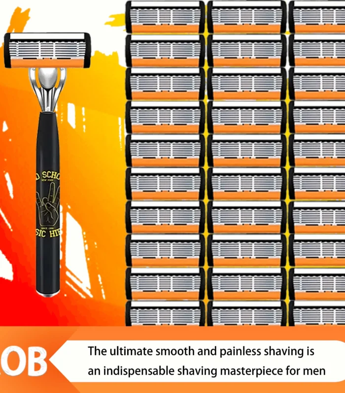 Men's special razor, anti-slip handle, high-quality stainless steel blade, economical and practical, a must-have for men