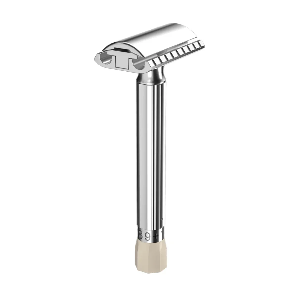 MingShi Adjustable Safety Razor Mens Folding Shaving Professional Manual Shaver Double Edge Safety Titanium Coated Blades - Image 2